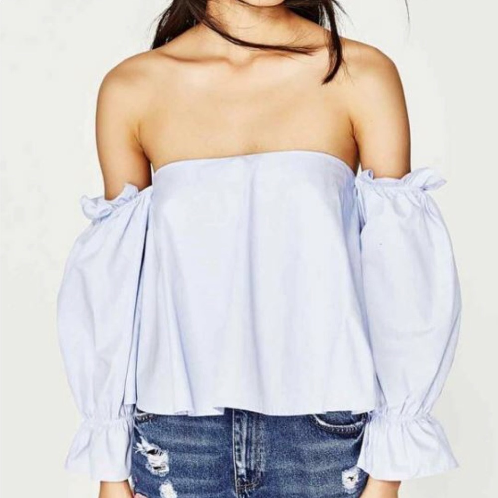 Off the shoulder top zara xs
